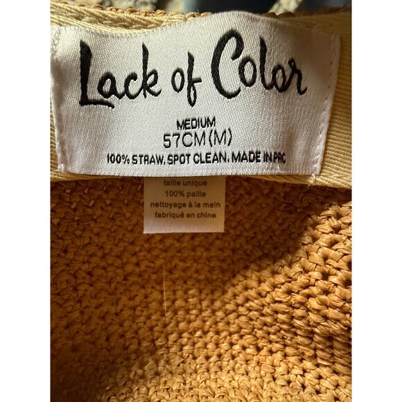 Lack of Color Women\'s Wide Brimmed Boater Summer Hat Size Medium main image 4